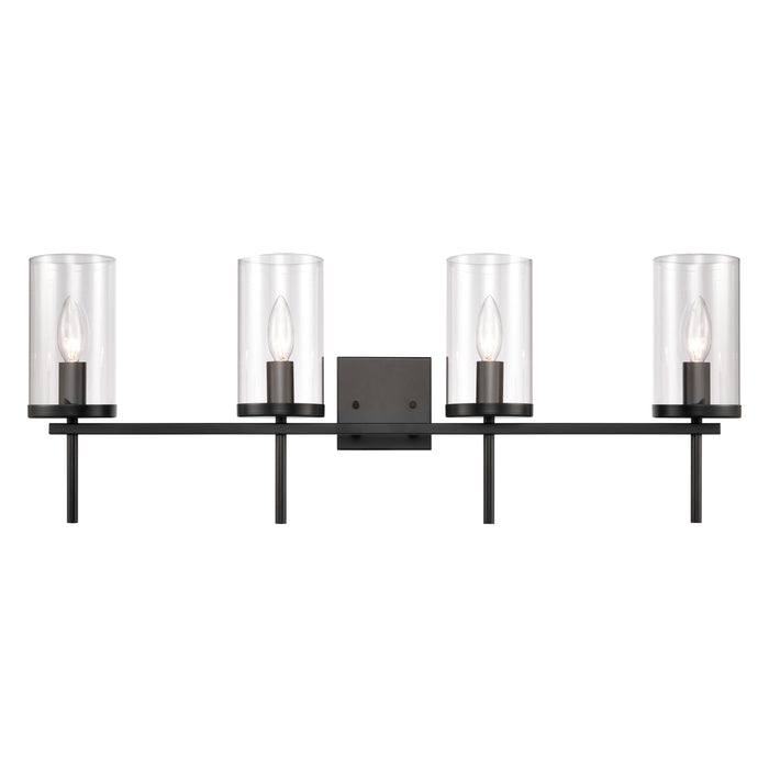 Oakland 32.5'' Wide 4-Light Vanity Light - Black