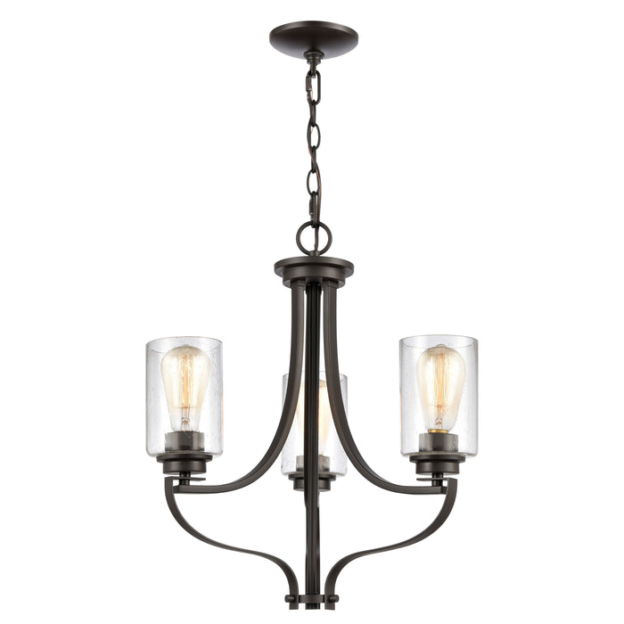 Market Square 19'' Wide 3-Light Chandelier - Oil Rubbed Bronze