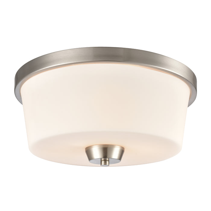 Winslow 13.5'' Wide 2-Light Flush Mount - Brushed Nickel