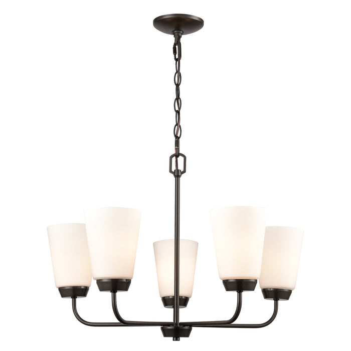 Winslow 25'' Wide 5-Light Chandelier - Oil Rubbed Bronze