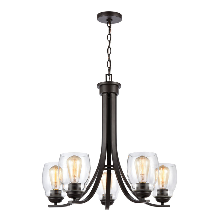 Calistoga 25'' Wide 5-Light Chandelier - Oil Rubbed Bronze