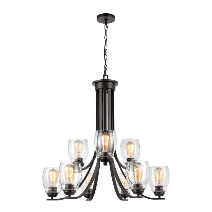 Calistoga 30.5'' Wide 9-Light Chandelier - Oil Rubbed Bronze