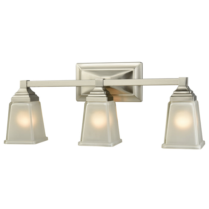 Sinclair 22'' Wide 3-Light Vanity Light - Brushed Nickel