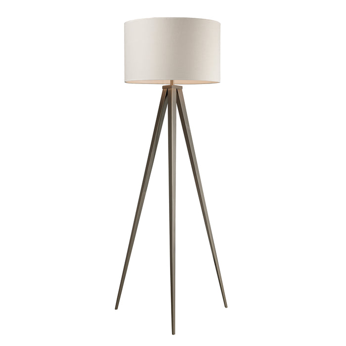 Salford 61'' High 1-Light Floor Lamp - Satin Nickel