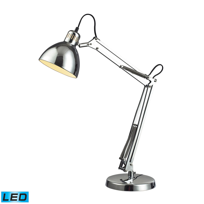 Ingelside 26'' High 1-Light Desk Lamp - Chrome