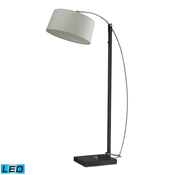 Logan Square 76'' High 1-Light Floor Lamp - Brown