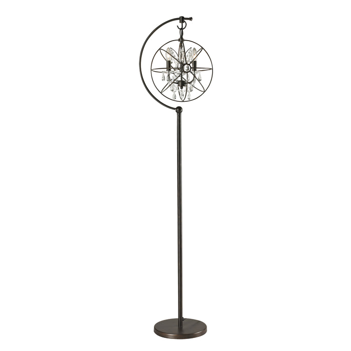 Restoration Globe 69'' High 3-Light Floor Lamp - Oil Rubbed Bronze