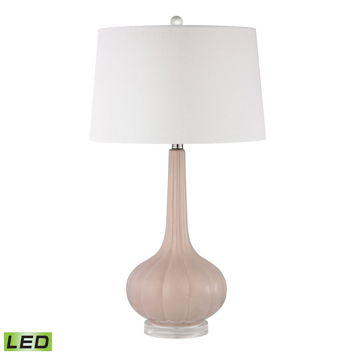 Abbey Lane 30'' High 1-Light Table Lamp - Pink