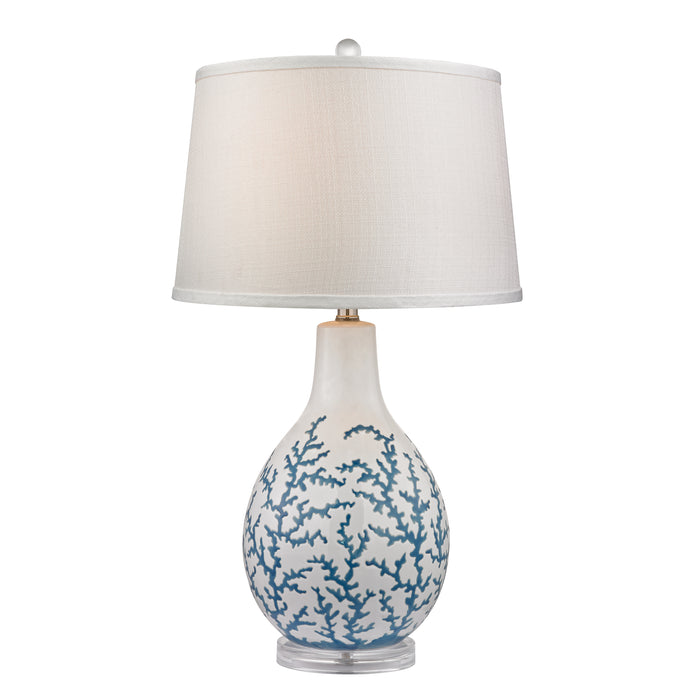 Sixpenny 27'' High 1-Light Table Lamp - Pale Blue