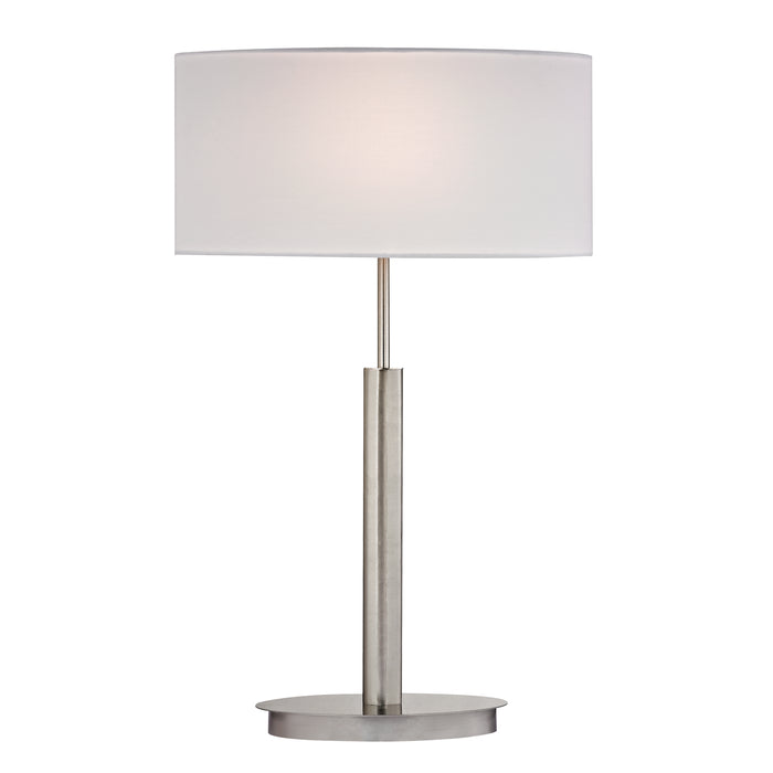 Port Elizabeth 24'' High 1-Light Table Lamp - Satin Nickel