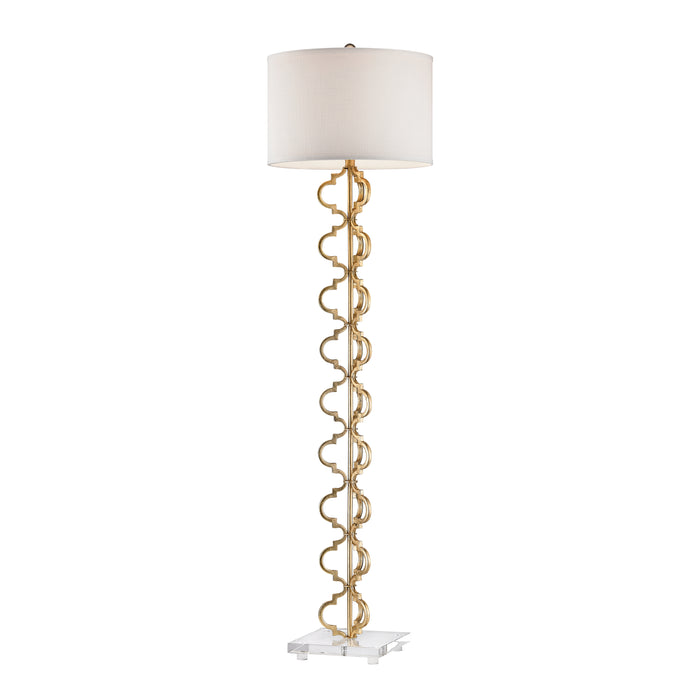 Castile 62'' High 1-Light Floor Lamp - Gold Leaf