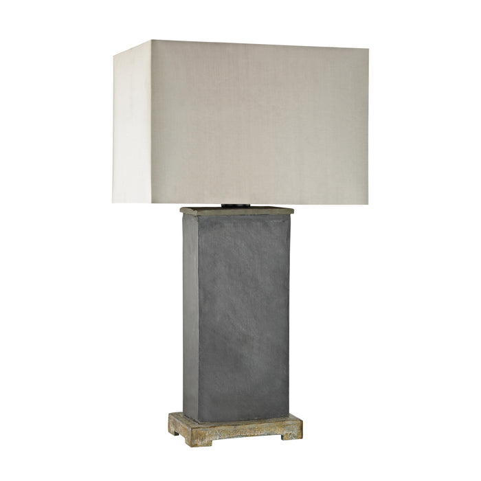 Elliot Bay 28'' High 1-Light Outdoor Table Lamp - Gray