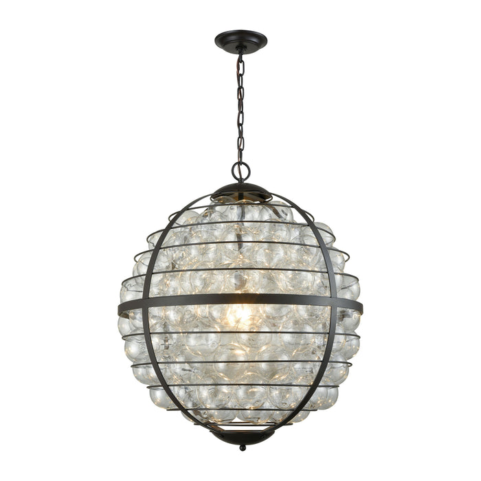 Skorpius 24'' Wide 1-Light Chandelier - Clear