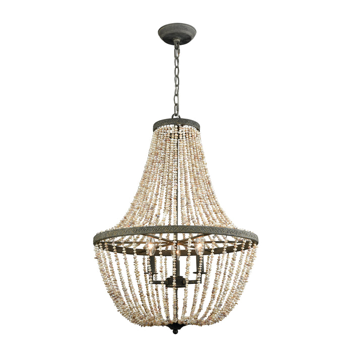 Cote des Basques 20'' Wide 3-Light Pendant - Pebble Gray