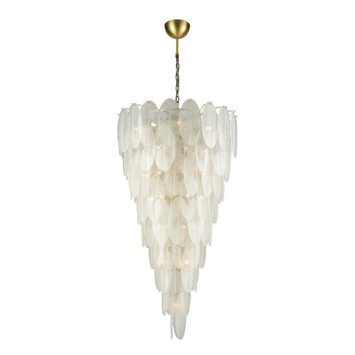 Hush 32.5'' Wide 42-Light Chandelier - White