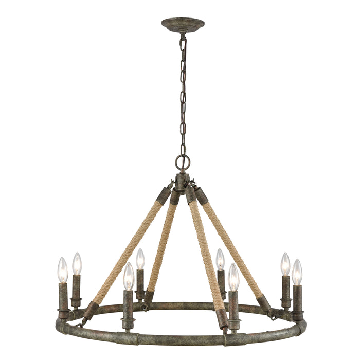 Big Sugar 30'' Wide 8-Light Chandelier - Natural