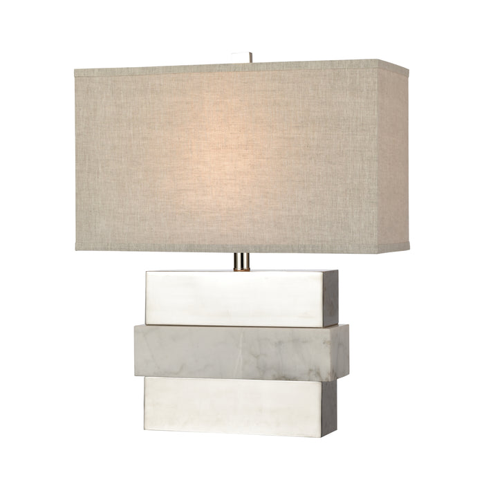 Keystone 23'' High 1-Light Table Lamp - Silver