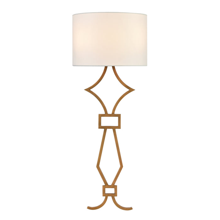 Harlech 27'' High 2-Light Sconce - Painted Aged Brass