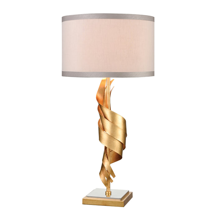 Shake It Off 33'' High 1-Light Table Lamp - Gold Leaf