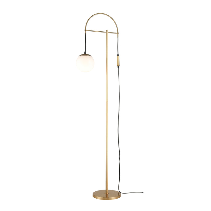 Malbo 71'' High 1-Light Floor Lamp - Honey Brass