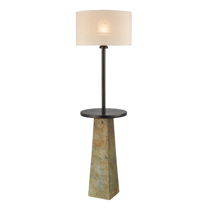 Musee 62'' High 1-Light Outdoor Floor Lamp - Slate