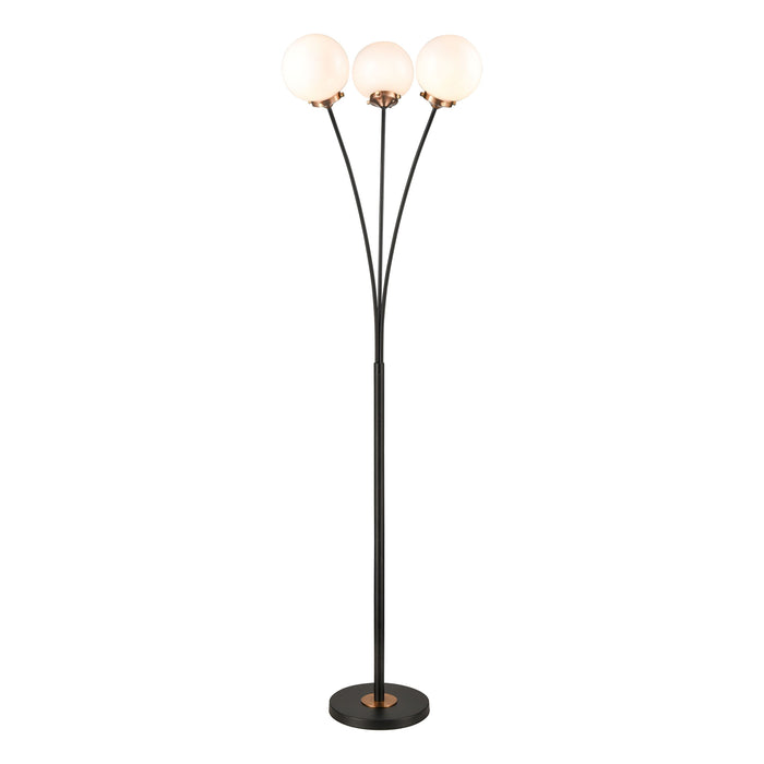 Boudreaux 64'' High 3-Light Floor Lamp - Matte Black