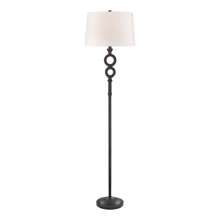 Hammered Home 67'' High 1-Light Floor Lamp - Bronze