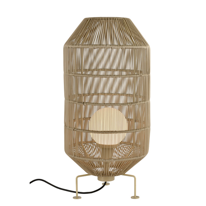 Corsica 32'' High 1-Light Outdoor Floor Lamp - Beige