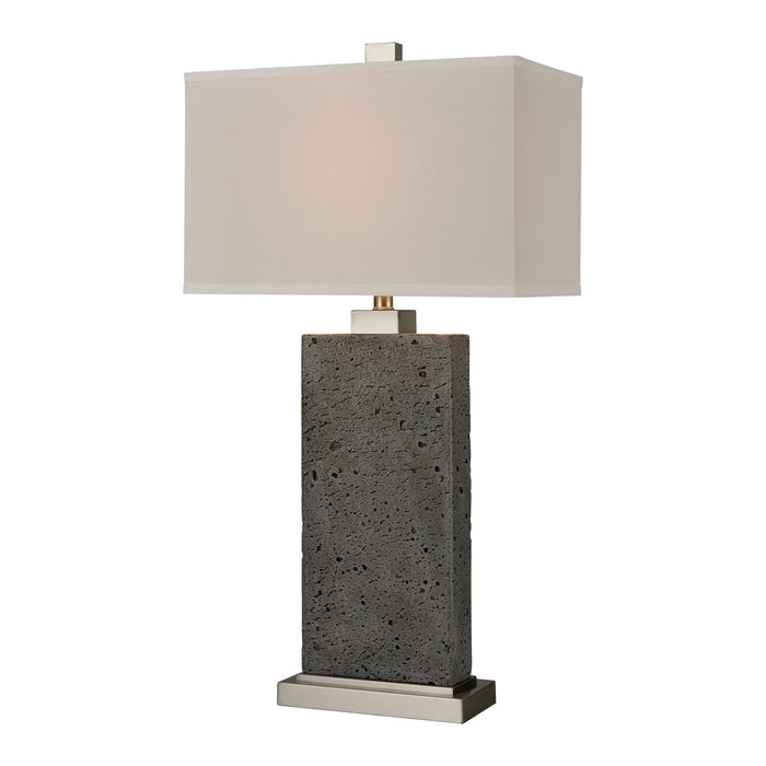 Tenlee 33'' High 1-Light Table Lamp - Satin Nickel