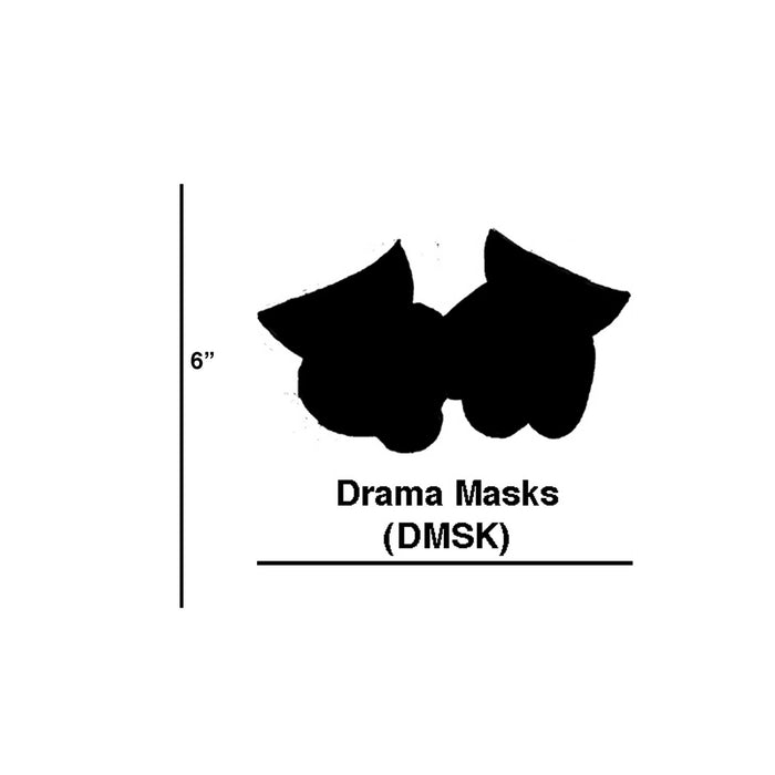 Drama Masks Cookie Cutters (Set of 6)