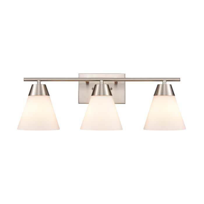 Vivica 24'' Wide 3-Light Vanity Light - Brushed Nickel