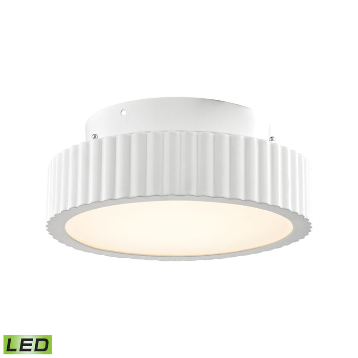 Digby 10'' Wide Integrated LED Flush Mount - Matte White