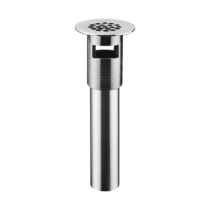 Grid Strainer with Overflow - Brushed Nickel