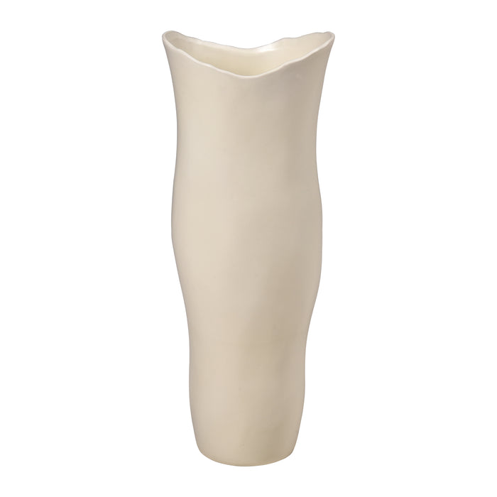 Ellis Vase - Small Cream