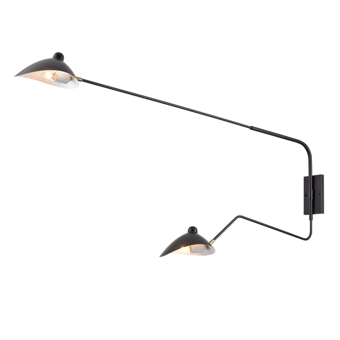 Risley 24'' High 2-Light Sconce - Matte Black