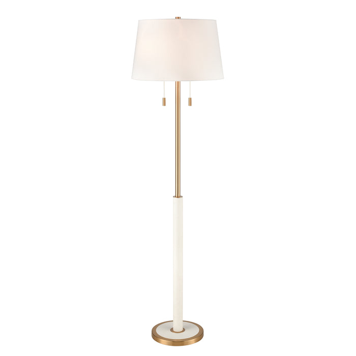 Crosspiece 66'' High 2-Light Floor Lamp