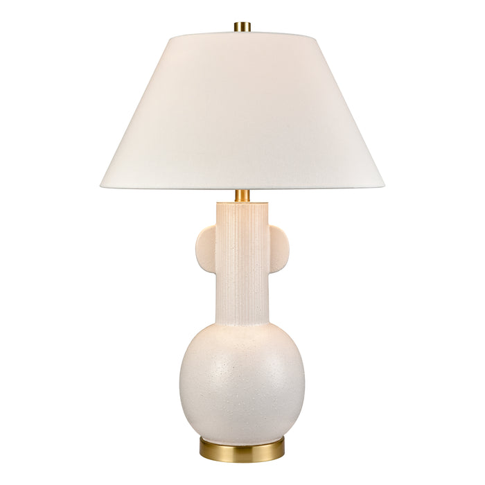 Avrea 29.5'' High 1-Light Table Lamp - White Glaze - Includes LED Bulb