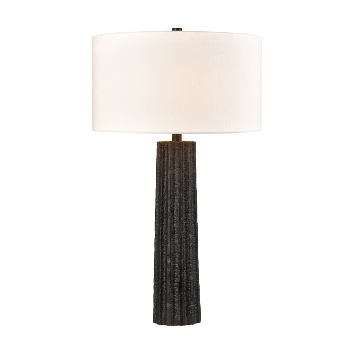 Albert 31'' High 1-Light Table Lamp - Black Glaze