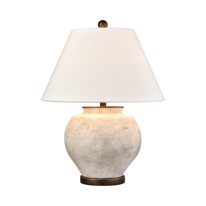 Erin 26'' High 1-Light Table Lamp - Aged White