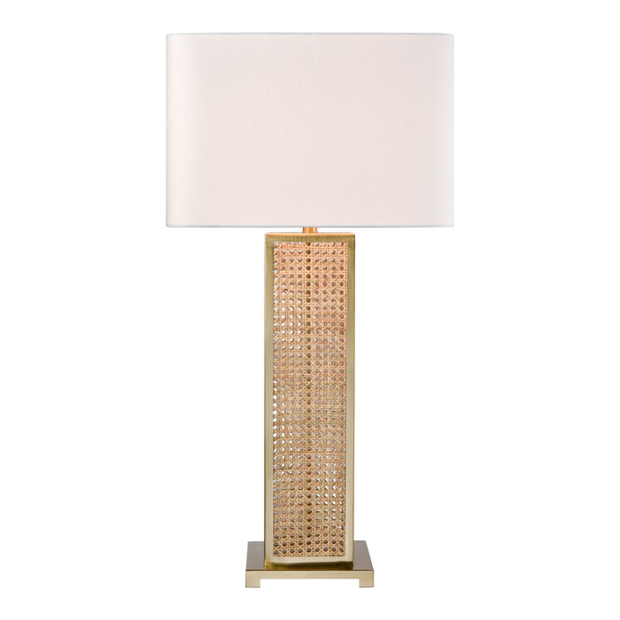 Webb 36'' High 1-Light Table Lamp - Natural with Brass - Includes LED Bulb