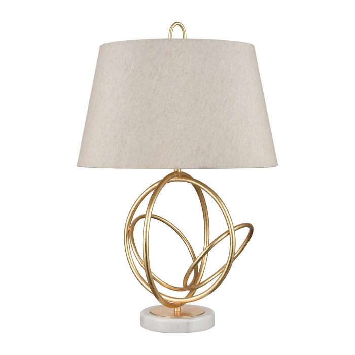 Morely 26'' High 1-Light Table Lamp - Gold Leaf