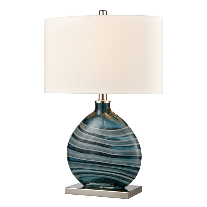 Portview 22'' High 1-Light Table Lamp - Teal