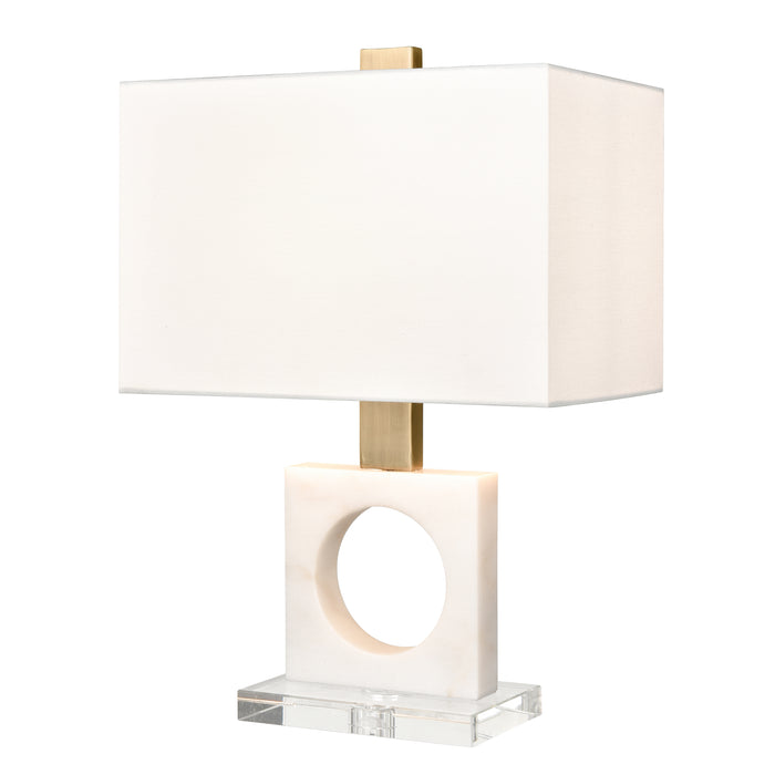 Acres Court 21.75'' High 1-Light Table Lamp - White