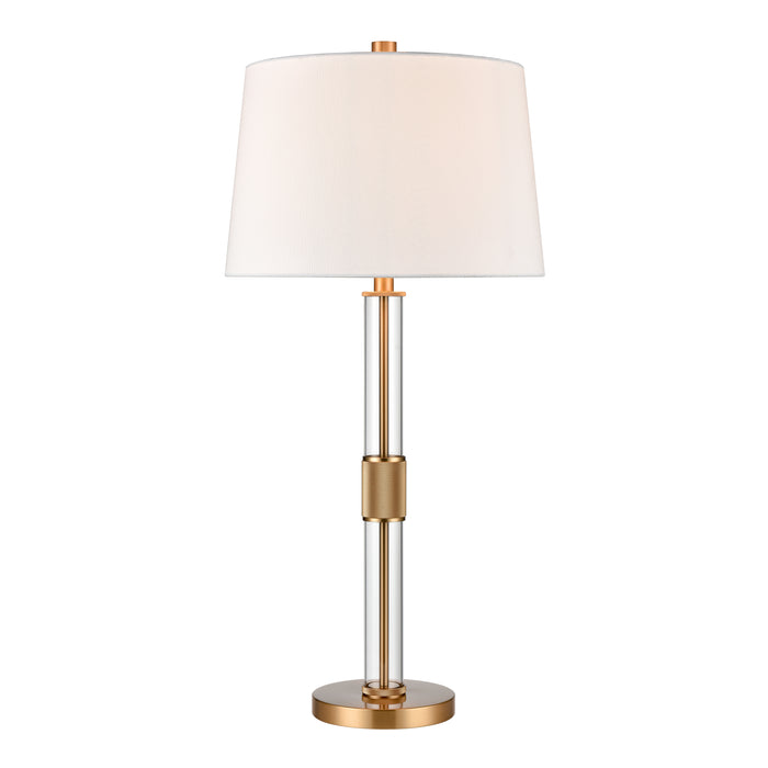 Roseden Court 33'' High 1-Light Table Lamp - Aged Brass