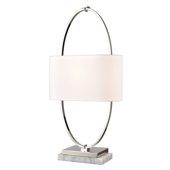 Gosforth 32'' High 1-Light Table Lamp - Polished Nickel