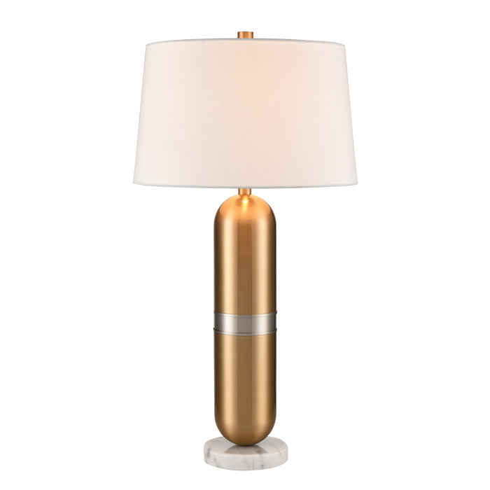 Pill 34'' High 1-Light Table Lamp - Aged Brass