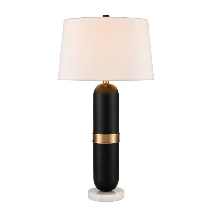 Pill 34'' High 1-Light Table Lamp - Matte Black