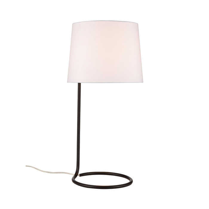 Loophole 29'' High 1-Light Table Lamp - Oiled Bronze