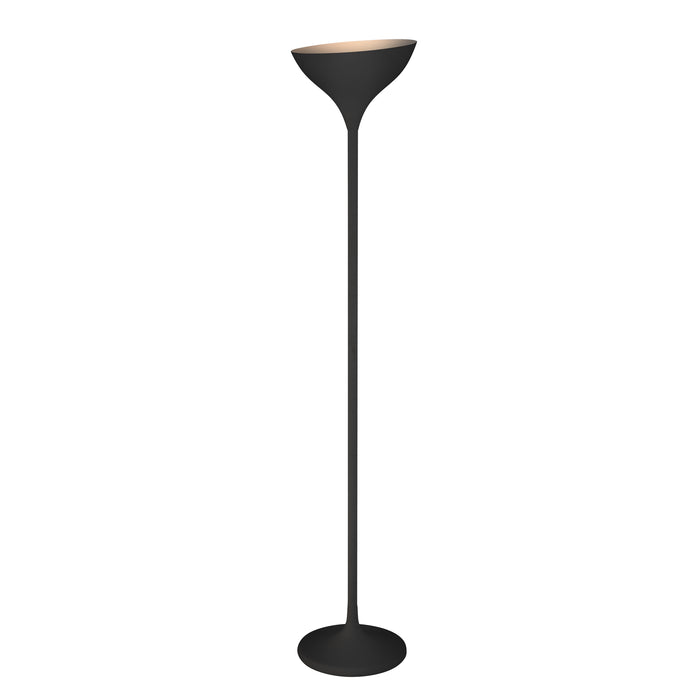 To a Tee 64'' High 1-Light Floor Lamp - Dry Black