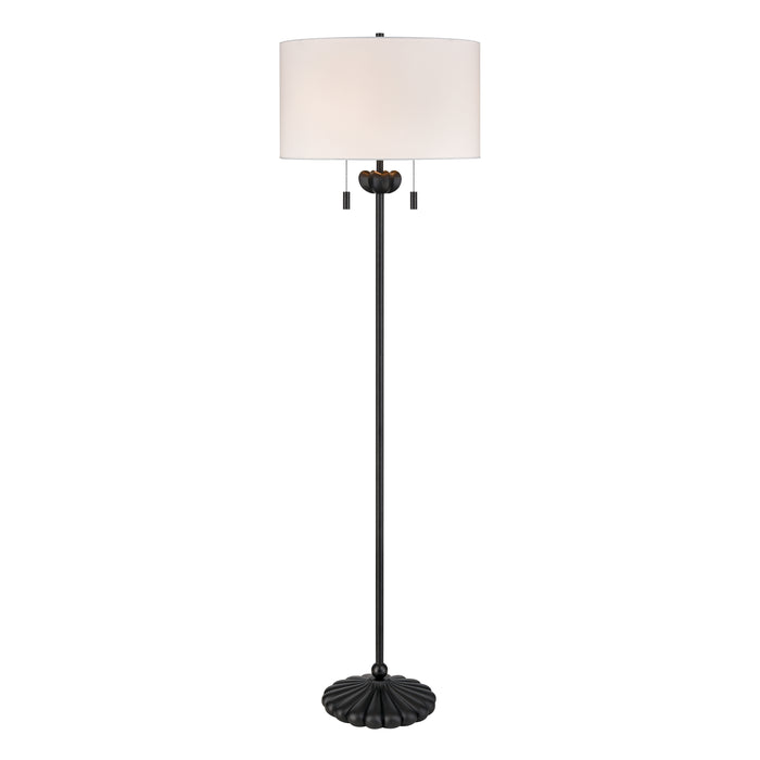 Liliaceae 63'' High 2-Light Floor Lamp - Black